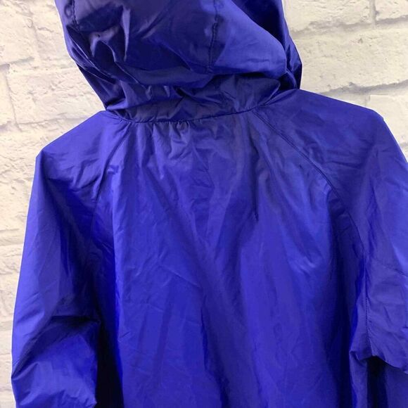 Six Flags Employee Blue Windbreaker Hooded Lightweight Jacket Size XS - Picture 4 of 6